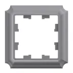 ATLASDESIGN ANTIQUE 1-постовая рамка, СТАЛЬ