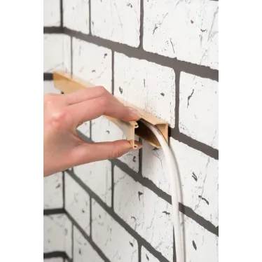 Заглушка (25х25) (4 шт) Plast под светлое дерево