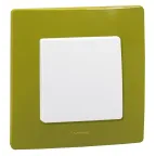 Выключатель одноклавишный, белый винтовые зажимы 10АХ