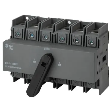 Выключатель-разъединитель ВНК-32-31130 PRO mvr30-3-063E 3П 63А на 2 направления с фронтальной рукояткой управления