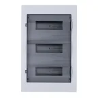 Щит распределительный навесной белый City9 (ЩРн-П-36) дверь прозрачная на 36 модулей IP40