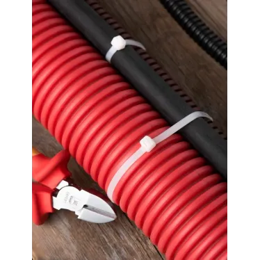 Хомут P6.6 стандартный белый 4.8x200 (100шт) FlexLock PROxima