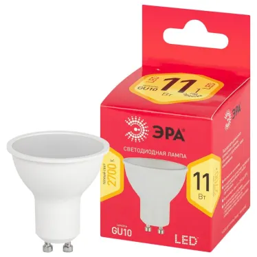 Лампочка светодиодная RED LINE LED MR16-11W-827-GU10 R GU10 11 Вт софит теплый белый свет