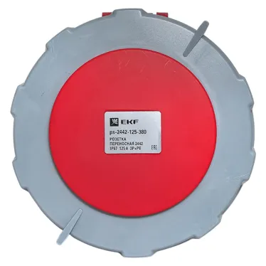 Розетка переносная 2442 3Р+РЕ 125А 380В IP67 PROxima