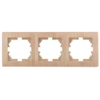 Рамка на 3 поста, СУ, Solo, сосна, 4-503-11