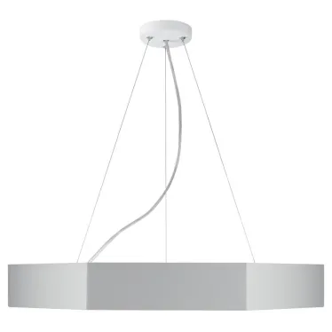 Светильник LED Geometria Hexagon SPO-123-W-40K-045 45Вт 4000K 2500Лм IP40 600*80 белый подвесной драйвер внутри