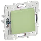 SKANDY Выключатель 1-клавишный 10А SK-V01G мятный IEK