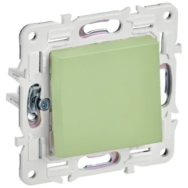 SKANDY Выключатель 1-клавишный 10А SK-V01G мятный IEK