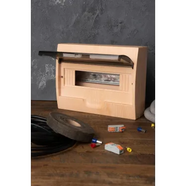 Щит распределительный навесной ЩРН-П-12 светлое дерево IP41 PROxima