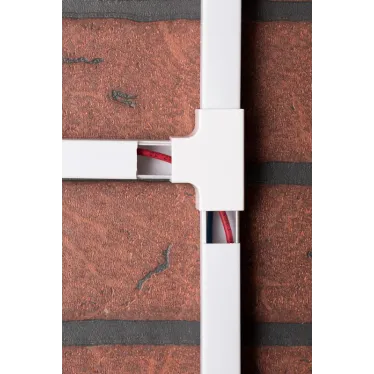 Угол T-образный (20х10) (4 шт) Plast Белый