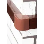 Угол внешний (40х25) (4 шт) Plast под темное дерево