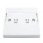 Выключатель дистанционного управления 230V 500W двухклавишный, белый, Feron
