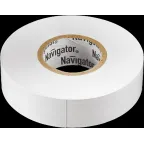Изолента ПВХ бел 19мм 20м Navigator NIT-A19-20/WH