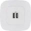Зарядное устройство Valena ALLURE два USB-разъема 240В/5В 1500мА лицевая панель белое