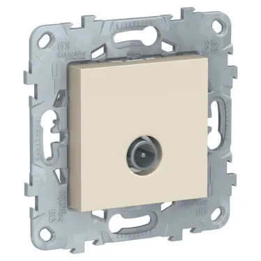 Розетка UNICA NEW TV одиночная бежевый