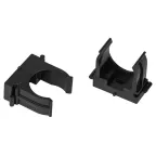 Крепеж клипса для труб прямой монтаж d 25мм черный CLIP-25-B-MP