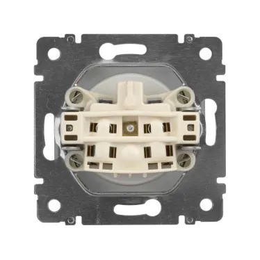 VALENA Розетка в рамку 16А алюминий