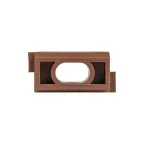 Крепеж-клипса под темное дерево d16мм Plast PROxima (10шт)