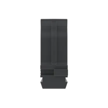 Держатель с защелкой д.25мм черный