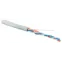 Витая пара U/UTP кат 5е 2 пары AWG24 solid серый PVC 500м