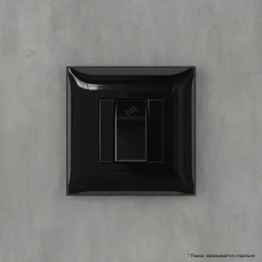 Avanti Диммер кнопочный в стену, ''Черный квадрат''