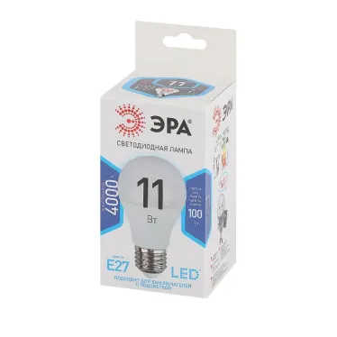 Лампа светодиодная LED A60-11W-840-E27 (диод, груша, 11Вт, нейт, Е27)