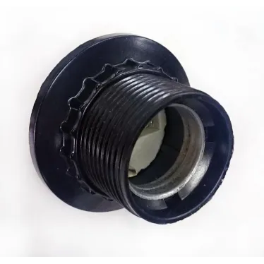 Пкб27-04-К11 Патрон карболитовый с кольцом, Е27, черный (50 шт), стикер на изделии, IEK