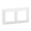 Valena LIFE Рамка 2 поста белая универсальная