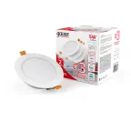 Светильник встраиваемый downlight Elementary круг 5W 430lm 4000K 210-240V IP20 95*38 монтаж бел.LED (3шт. в упак.) LED 1/40 | 9100420205T | Gauss