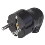 Евровилка угловая черная 16А