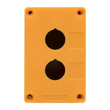 Корпус КП102 пластиковый 2 кнопки желтый