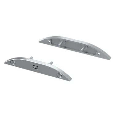 Заглушка для AЛм-FLAT-R серая (ARL, пластик)