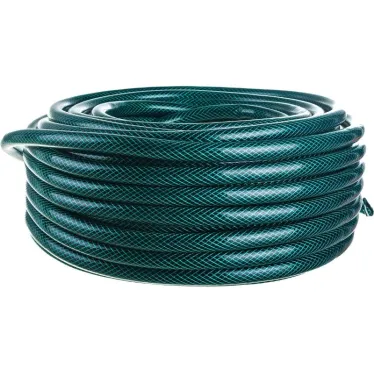 Шланг поливочный ПВХтрехслойный армированный 3/4 50м зеленый