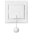 VALENA Рамка 1 пост горизонтальная белая