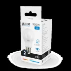 Лампа светодиодная LED 10 Вт 950 лм 6500К А60 груша холодный E27 AC 220В Elementary Gauss