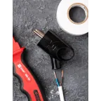 Евровилка с ушком черная 16А