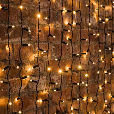 Гирлянда "Светодиодный Дождь" 2х3м, постоянное свечение, черный провод, 230 В, диоды ТЕПЛЫЙ БЕЛЫЙ, 760 LED | 235-146 | NEON-NIGHT