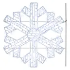 Фигура светодиодная "Снежинка" 125х120см 200LED бел. IP65 | 501-359 | Neon-Night