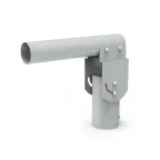 Кронштейн для уличных светильников 200*205*100мм на трубу до D58мм/консоль D48мм серый 1/2 | 903265106 | Gauss