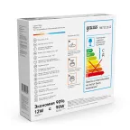 Светильник светодиодный круглый с декоративным стеклом,160х30, O118, 12W 3000K, 900лм | 947111112 | Gauss