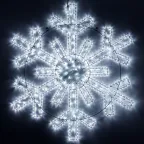 Фигура ARD-SNOWFLAKE-M11-1250x1200-604LED White (230V, 36.5W) (Ardecoled, IP65) | 034260 | Arlight