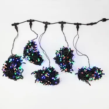 Гирлянда "LED ClipLight" 24V, 5 нитей по 20 метров, цвет диодов  Мульти | 323-509 | NEON-NIGHT