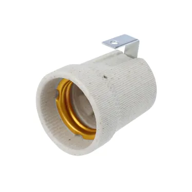 Патрон керамический E27 с держателем | 11-8867 | Rexant