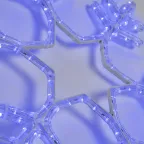 Фигура "Снежинка" LED Светодиодная, без контр. размер 55*55см,   "СИНЯЯ"  | 501-335 | NEON-NIGHT