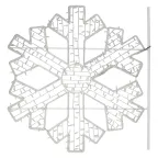 Фигура светодиодная "Снежинка" 125х120см 200LED бел. IP65 | 501-359 | Neon-Night