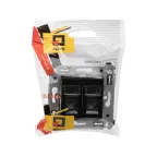 Avanti Розетка RJ-45 в стену, 5e двойная,Черный квадрат