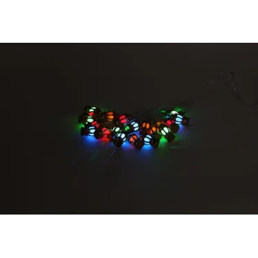 Гирлянда LED Нить Фонарики 3 м мультиколор, 220V, IP20 (36/720), ENIN-3F