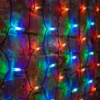 Гирлянда "Сеть" 2x3м, черный КАУЧУК, 432 LED Мультиколор | 217-129 | NEON-NIGHT