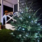 Гирлянда "Твинкл Лайт" 10 м,  черный ПВХ, 100 диодов, цвет белый | 303-135 | NEON-NIGHT