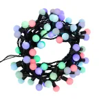 Гирлянда "Мультишарики" Ø23 мм, 10 м, черный ПВХ, 80 диодов, цвет RGB | 303-519 | NEON-NIGHT